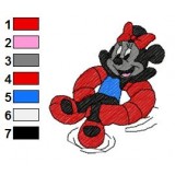 Minnie Mouse Embroidery 13